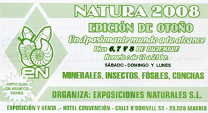 Federación Española de Mineralogía. Carteles antiguos de ferias y eventos