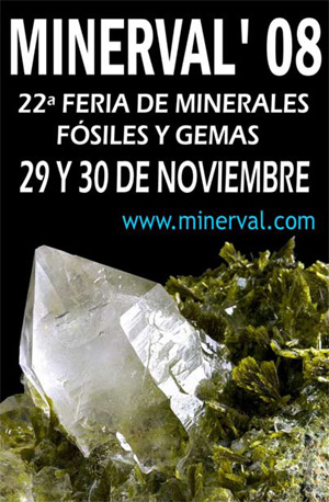 Federación Española de Mineralogía. Carteles antiguos de ferias y eventos