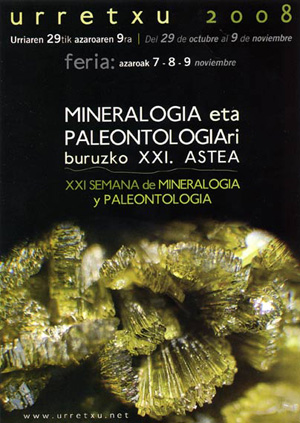 Federación Española de Mineralogía. Carteles antiguos de ferias y eventos
