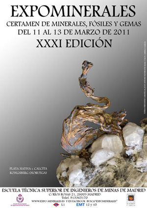 Federación Española de Mineralogía. Carteles antiguos de ferias y eventos