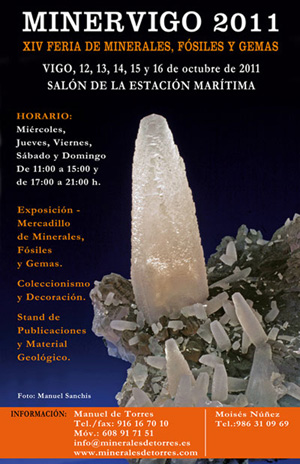 Federación Española de Mineralogía. Carteles antiguos de ferias y eventos