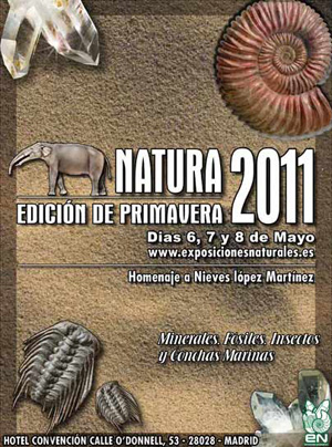 Federación Española de Mineralogía. Carteles antiguos de ferias y eventos