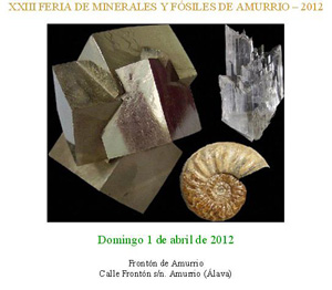 Federación Española de Mineralogía. Carteles antiguos de ferias y eventos