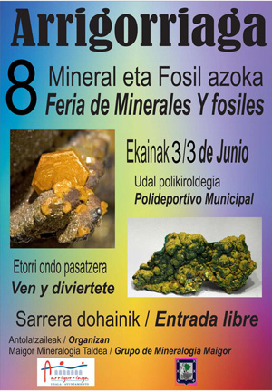 Federación Española de Mineralogía. Carteles antiguos de ferias y eventos