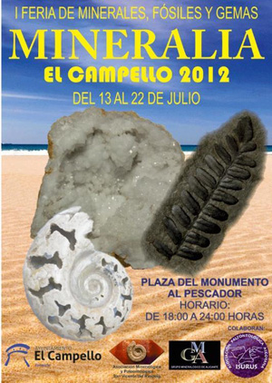 Federación Española de Mineralogía. Carteles antiguos de ferias y eventos