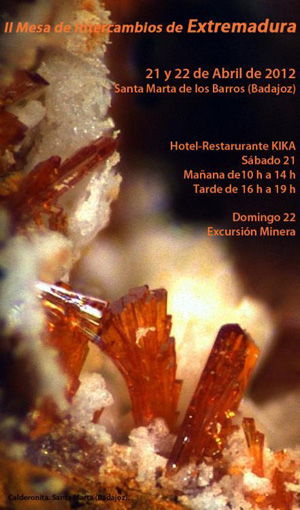 Federación Española de Mineralogía. Carteles antiguos de ferias y eventos