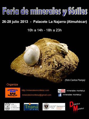 Federación Española de Mineralogía. Carteles antiguos de ferias y eventos