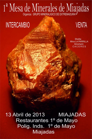 Federación Española de Mineralogía. Carteles antiguos de ferias y eventos