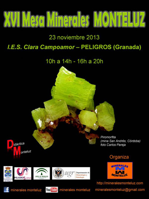 Federación Española de Mineralogía. Carteles antiguos de ferias y eventos