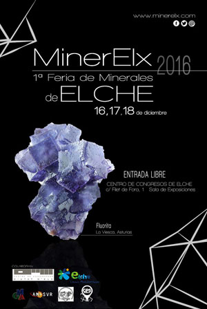 Federación Española de Mineralogía. Carteles antiguos de ferias y eventos