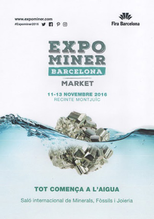 Federación Española de Mineralogía. Carteles antiguos de ferias y eventos