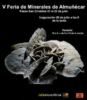 Federación Española de Mineralogía. Carteles antiguos de ferias y eventos