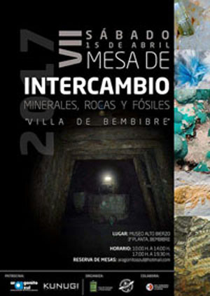 Federación Española de Mineralogía. Carteles antiguos de ferias y eventos