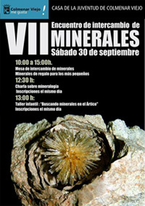 Federación Española de Mineralogía. Carteles antiguos de ferias y eventos