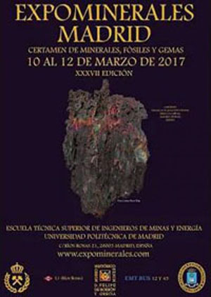 Federación Española de Mineralogía. Carteles antiguos de ferias y eventos