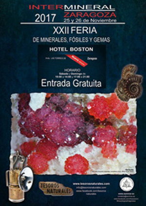 Federación Española de Mineralogía. Carteles antiguos de ferias y eventos