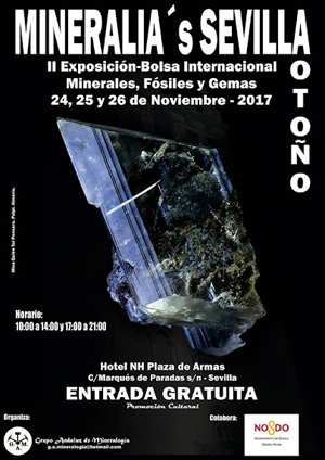 Federación Española de Mineralogía. Carteles antiguos de ferias y eventos