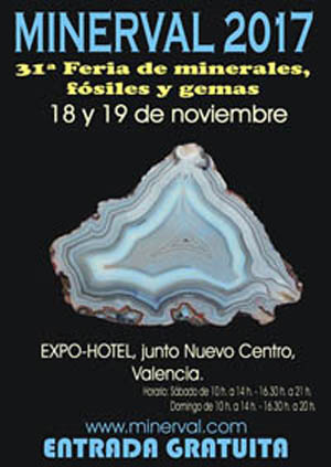 Federación Española de Mineralogía. Carteles antiguos de ferias y eventos