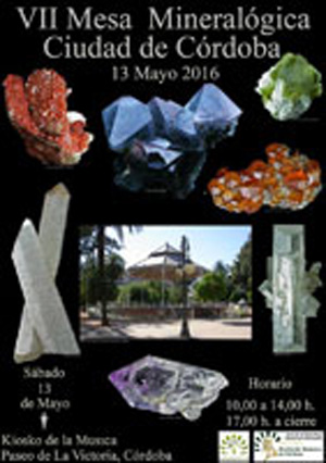 Federación Española de Mineralogía. Carteles antiguos de ferias y eventos