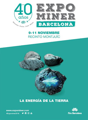 Federación Española de Mineralogía. Carteles antiguos de ferias y eventos