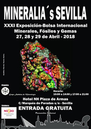 Federación Española de Mineralogía. Carteles antiguos de ferias y eventos