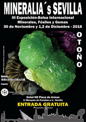 Federación Española de Mineralogía. Carteles antiguos de ferias y eventos