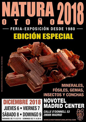 Federación Española de Mineralogía. Carteles antiguos de ferias y eventos