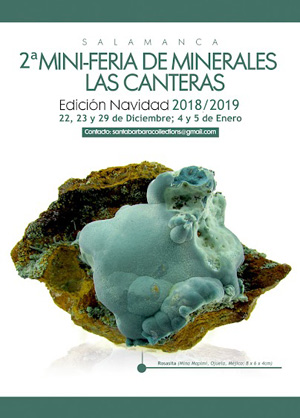 Federación Española de Mineralogía. Carteles antiguos de ferias y eventos