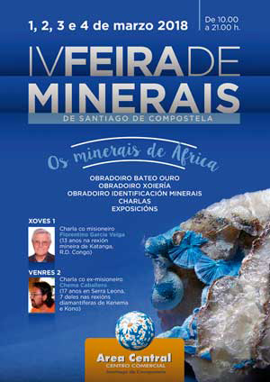 Federación Española de Mineralogía. Carteles antiguos de ferias y eventos