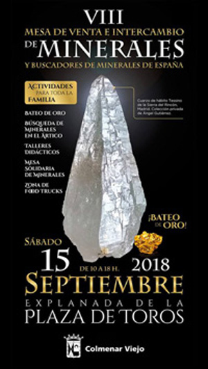 Federación Española de Mineralogía. Carteles antiguos de ferias y eventos