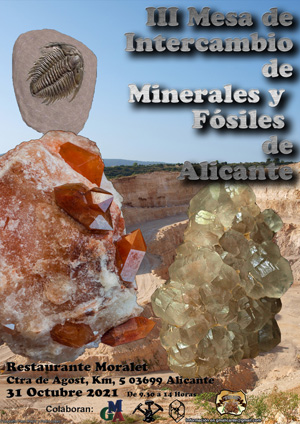 Federación Española de Mineralogía. Carteles antiguos de ferias y eventos