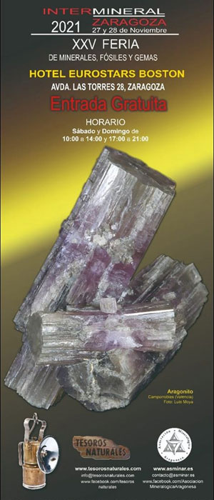 Federación Española de Mineralogía. Carteles antiguos de ferias y eventos