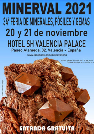 Federación Española de Mineralogía. Carteles antiguos de ferias y eventos