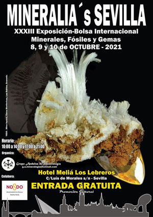 Federación Española de Mineralogía. Carteles antiguos de ferias y eventos
