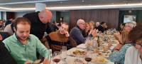 Comida de hermandad de la Asociación Cultural Mineralógica de la Sierra de Cartagena la Unión. Enero 2023