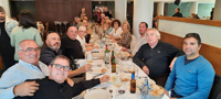 Comida de hermandad de la Asociación Cultural Mineralógica de la Sierra de Cartagena la Unión. Enero 2023