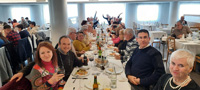 Comida de hermandad de la Asociación Cultural Mineralógica de la Sierra de Cartagena la Unión. Enero 2023