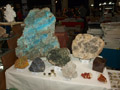 XXI Feria de Minerales de la Unión. Stand de Juan Llorente Gómez