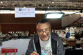 Stand de: Ándres Alcaraz Velasco. XXVII Feria de Minerales y Fósiles