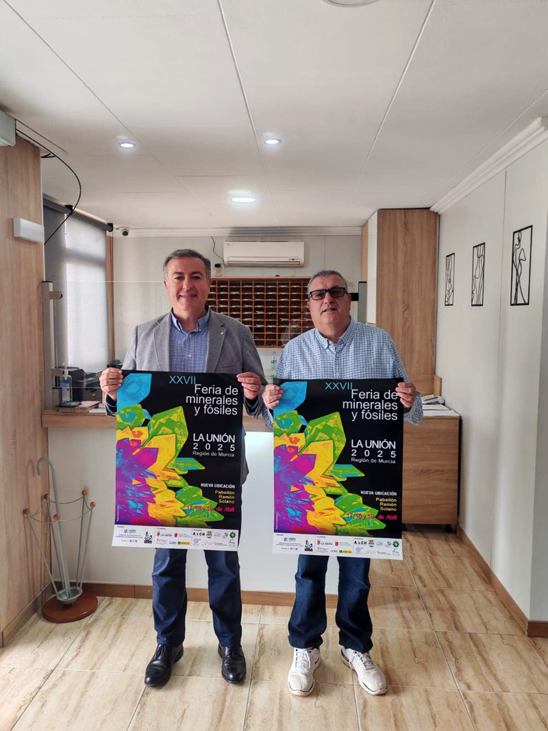 Tecsumaga. Patrocinador de la XXVII Feria de Minerales y Fósiles de la Union