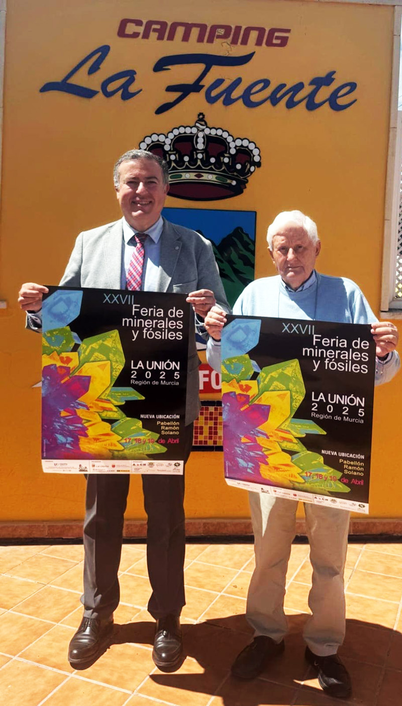 Tecsumaga. Patrocinador de la XXVII Feria de Minerales y Fósiles de la Union