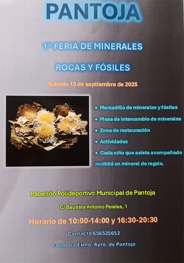  I Feria de Minerales de Pantoja 