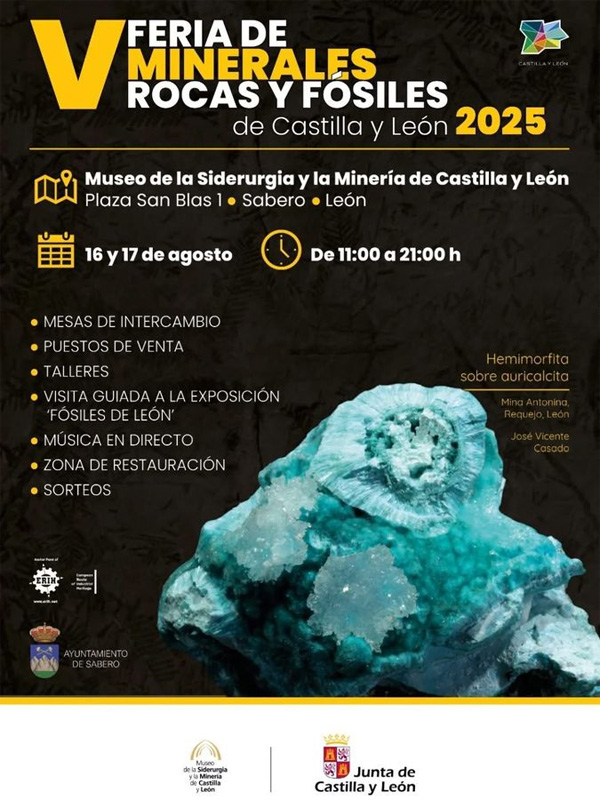 V Feria de Minerales, Rocas y Fósiles de Castilla León 