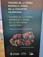 Exposición Tesoros de la Tierra. Minerales de la Comunidad Valenciana. Colección Juan Miguel Casanova Onrubia