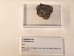 Exposición Tesoros de la Tierra. Minerales de la Comunidad Valenciana. Colección Juan Miguel Casanova Onrubia