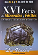 GMA. XVI Feria de Minerales y Fósiles de la Unión