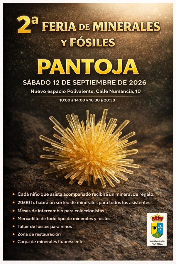 2ª Feria de Minerales y fósiles de Pantoja. Toledo